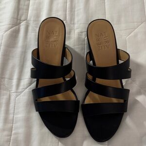 Naturalizer Beaming Women's Black Strappy Sandals Size 6.5m